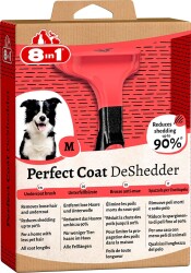 8in1 Perfect Coat DeShedder Furminator Orta Irk Köpek Tarağı Medium - 2