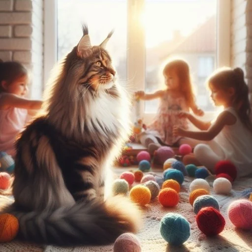 maine coon çocuklarla nasıldır