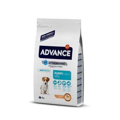 Advance Baby Protect Puppy Mini Chicken&Rice Tavuklu Küçük Irk Yavru Köpek Maması 3 Kg - 1