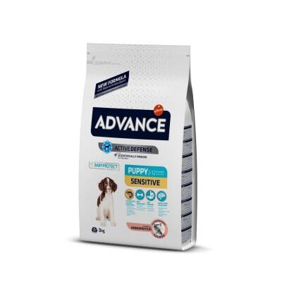 Advance Baby Protect Puppy Sensitive Salmon&Rice Somonlu Hassas Yavru Köpek Maması 3 Kg - 1