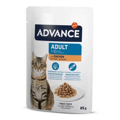 Advance Cat Adult Chicken Wet Pouch 85 Gr - 1