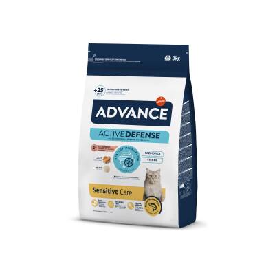 Advance Sensitive Somonlu Yetişkin Kedi Maması 3 Kg - 1