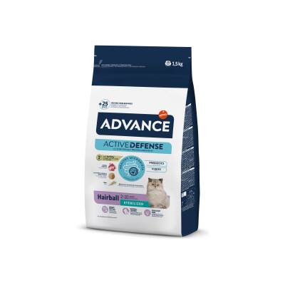 Advance Hairball Kısırlaştırılmış Tüy Yumağı Önleyici Kedi Maması 1.5 Kg - 1