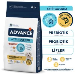 Advance Mini Sensitive Somonlu Küçük Irk Yetişkin Köpek Maması 7 Kg - 2