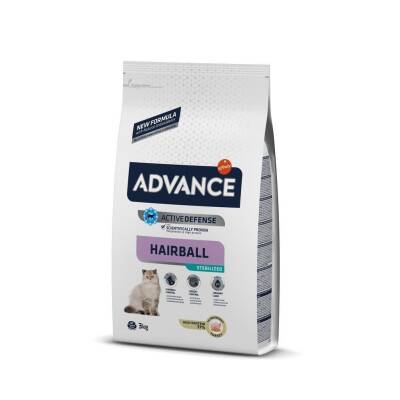 Advance Hindili Tüy Yumağı Önleyici Kısırlaştırılmış Ev Kedisi Maması 10 Kg - 1