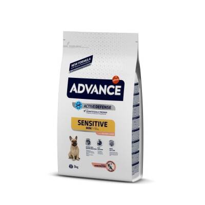 Advance Mini Sensitive Salmon&Rice Somonlu Hassas Küçük Irk Yetişkin Köpek Maması 7.5 Kg - 1