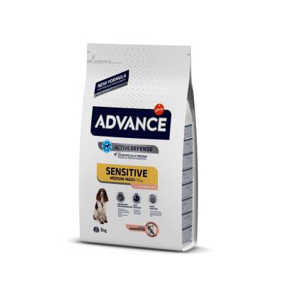 Advance Sensitive Salmon Hassas Deri Yapısına Sahip Yetişkin Köpek Maması 3 Kg - 1