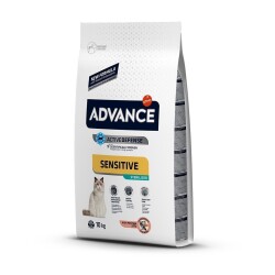 Advance Sterilised Sensitive Somonlu Kısırlaştırılmış Yetişkin Kedi Maması 10 Kg - 2