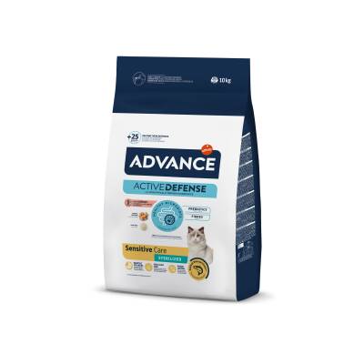 Advance Sterilised Salmon Kısırlaştırılmış Somonlu Kedi Maması 10 Kg - 1