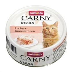 Animonda Carny Ocean Somonlu Ve Sardalyalı Kedi Konservesi 80 gr - 1