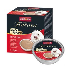 Animonda Vom Feinsten Biftekli Yetişkin Köpek Pudingi 3*85gr - 2