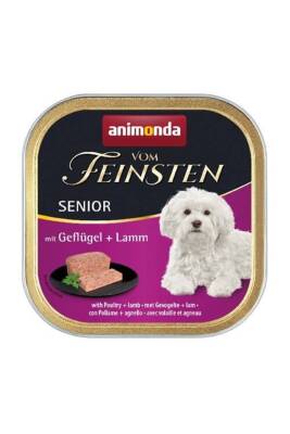 Animonda Vom Feinsten Kümes Hayvanlı Ve Kuzu Etli Yaşlı Köpek Konservesi 150 gr - 1