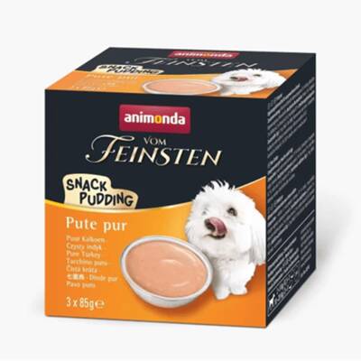 Animonda Vom Feinsten Snack Pudding Hindili Yetişkin Köpek Pudingi 3*85gr - 2