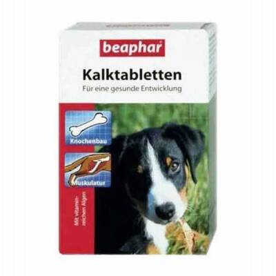 Beaphar Kalktabletten Kemik Gelişimi Sağlayan Köpek Kalsiyum Tableti 180 Adet - 1