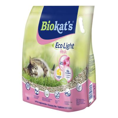 Biokat's Eco Light Fresh Cherry Blossom Pelet Kedi Kumu 5 lt - 1