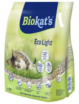 Biokats Eko Light Pelet Kedi Kumu 5 Litre - 1