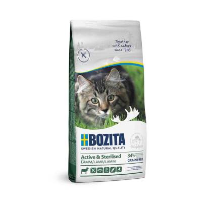 Bozita Active Kuzu Etli Kısırlaştırılmış Tahılsız Yetişkin Kedi Maması 10 KG - 1