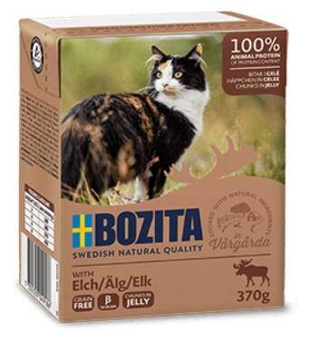 Bozita Elk Geyik Etli Yetişkin Kedi Konserve Maması 370 Gr - 1