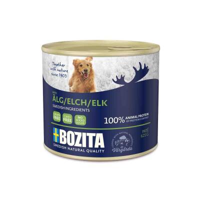 Bozita Natural Tahılsız Geyik Etli Konserve Yetişkin Köpek Maması 625 G - 1