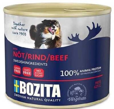 Bozita Tahılsız Biftekli Köpek Konservesi 625 gr - 1