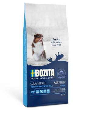 Bozita Tahılsız Ren Geyiği Etli Köpek Maması 12.5 Kg - 1