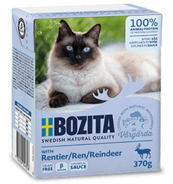 Bozita Tahılsız Ren Geyikli Yetişkin Kedi Konserve Maması 370 gr - 1