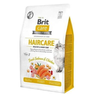 Brit Care Haircare Hypo_Allergenic Deri ve Tüy sağlığı için Tahılsız Yetişkin Kedi Maması 2 kg - 2