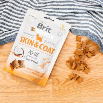 Brit Care Skin&Coat Karides ve Hindistan Cevizli Tüy Sağlığı İçin Köpek Ödülü 150 Gr - 1