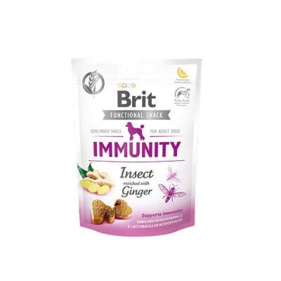 Brit Immunity Zencefilli ve Larva Proteinli Bağışıklık Destekleyici Köpek Ödülü 150g - 1