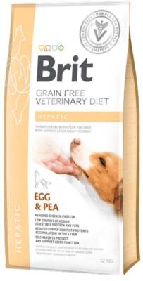 Brit Veterinary Diet Hepatic Karaciğer Yetmezliği olan Köpekler için Tahılsız Köpek Maması 12 kg - 1