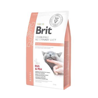 Brit Veterinary Diet Renal Böbrek Yetmezliği olan Kediler için Tahılsız Kedi Maması 2 kg - 1