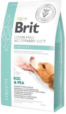 Brit Veterinary Diet Struvite İdrar Yolu Sağlığı Destekleyici Tahılsız Köpek Maması 2 Kg - 1