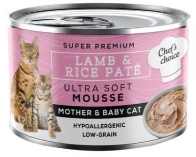 Chef's Choice Mother&Babycat Düşük Tahıllı Yavru Kedi Konservesi 200gr - 1