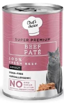 Chef's Choice Sığır Etli Yetişkin Kedi Konservesi 400gr - 1