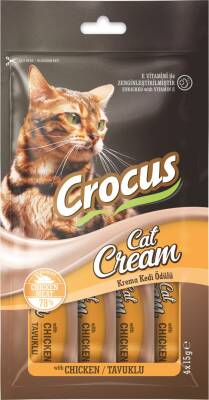 Crocus Tavuklu Krema Kedi Ödülü 4x15g - 1