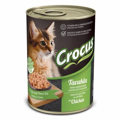 Crocus Yavru Kedi Tavuklu Yaş Mama 400g - 1