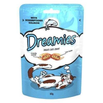 Dreamies İçi Dolgulu Somonlu Kıtır Kedi Ödülü 60 Gr - 1