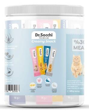 Dr.Sacchi Creamy Sıvı Karışık Kedi Ödülü 30 Adet - 1