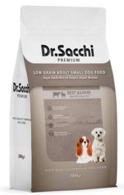 Dr.Sacchi Premium Düşük Tahıllı Mini Irk Yetişkin Köpek Maması 2 Kg - 1