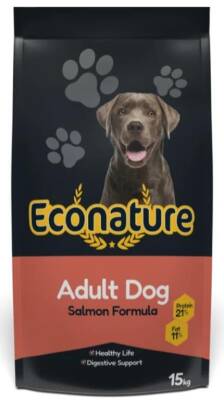 Econature Plus Somonlu Yetişkin Köpek Maması 15 KG - 1