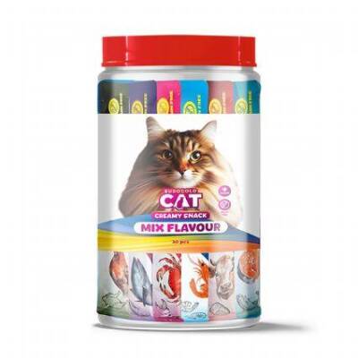 Euro Gold Kedi Ödül Çubuğu Sıvı Karışık Paket 30 Adetx15 gr - 1