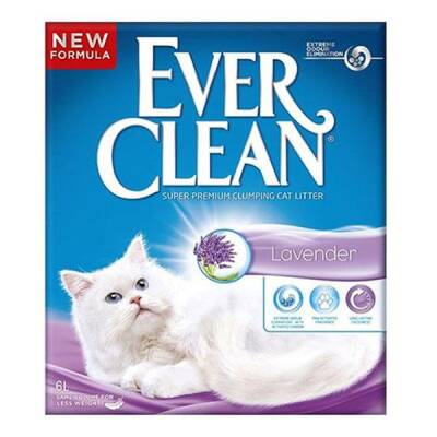 Ever Clean Lavender Lavanta Kokulu Topaklaşan Kedi Kumu 6 L - 1