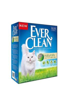 Ever Clean Naturally Doğal Koku Önleyici Parfümsüz Topaklanan Kedi Kumu 10 Lt - 1