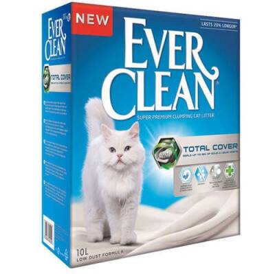 Ever Clean Total Cover (Koku Önleyici) Kokusuz Kedi Kumu 10 Lt - 1