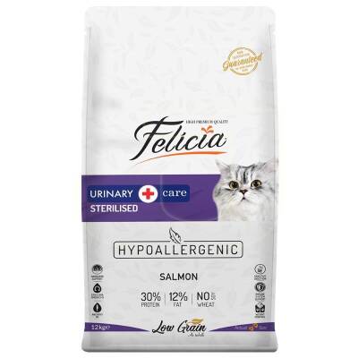 Felicia Light Somonlu Düşük Tahıllı Kısırlaştırılmış Kedi Maması 12 Kg - 1