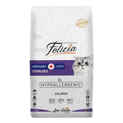 Felicia Light Somonlu Düşük Tahıllı Kısırlaştırılmış Kedi Maması 2 Kg - 1