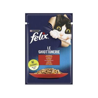 Felix Jöle İçinde Sığır Etli Yetişkin Kedi Konservesi 85gr - 1