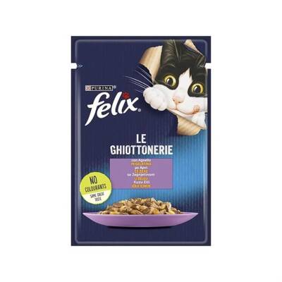 Felix Kuzu Etli Yetişkin Kedi Yaş Maması 85 Gr - 1