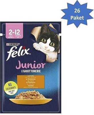 Felix Tavuk Etli Yavru Kedi Yaş Maması 85 Gr-26 - 1