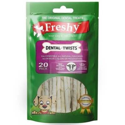 Freshy Dental Burgu Köpek Ödülü 20'li Paket - 120 gr - 1